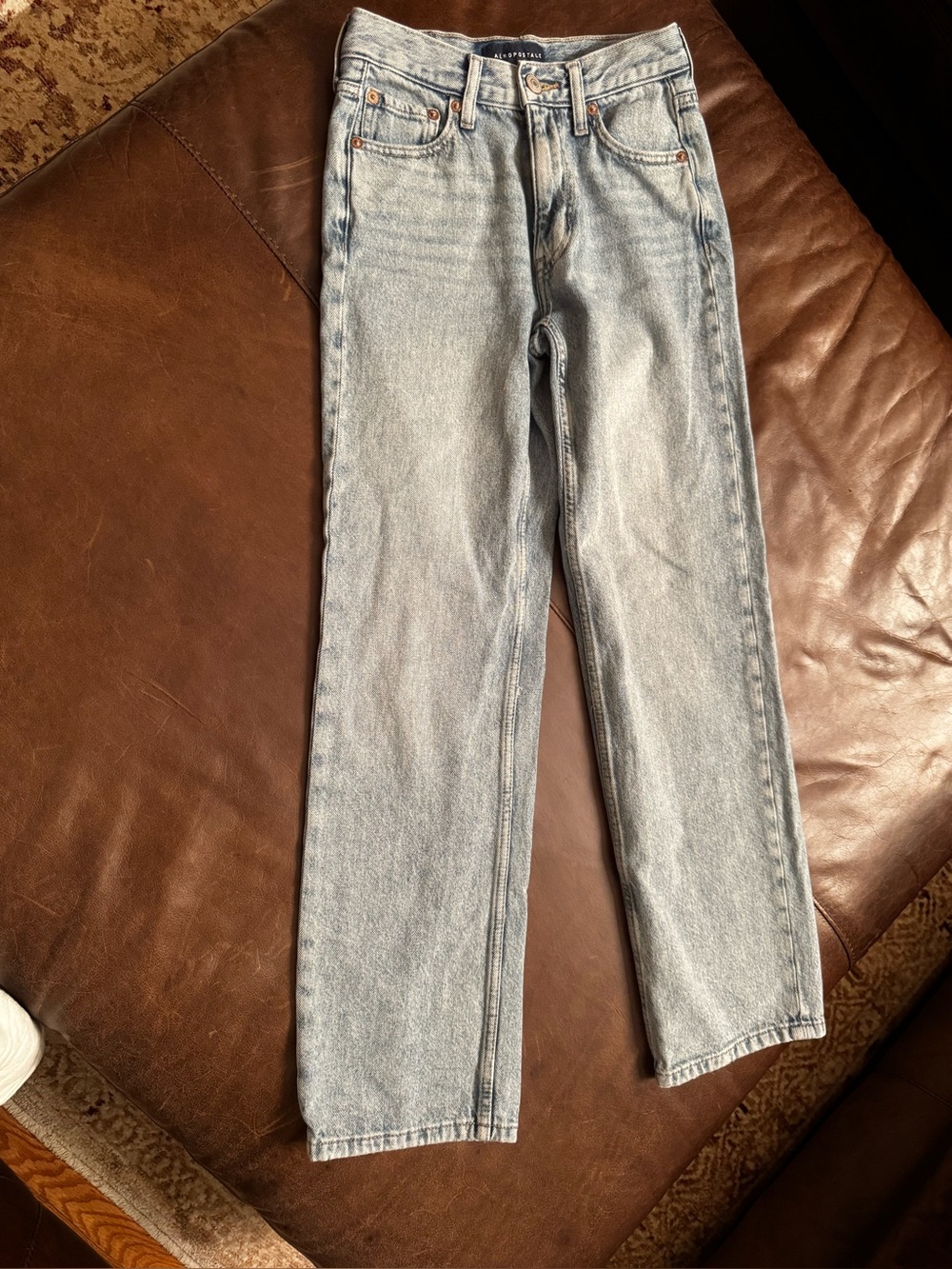 Aeropostale High-Rise Baggy Jeans – Size 000 Regular
